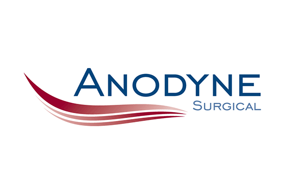 Logotipo Anodyne Surgical, fabricante de instrumentos quirúrgicos oftálmicos desechables